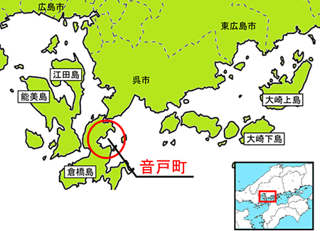 音戸町(広島県)周辺の地図