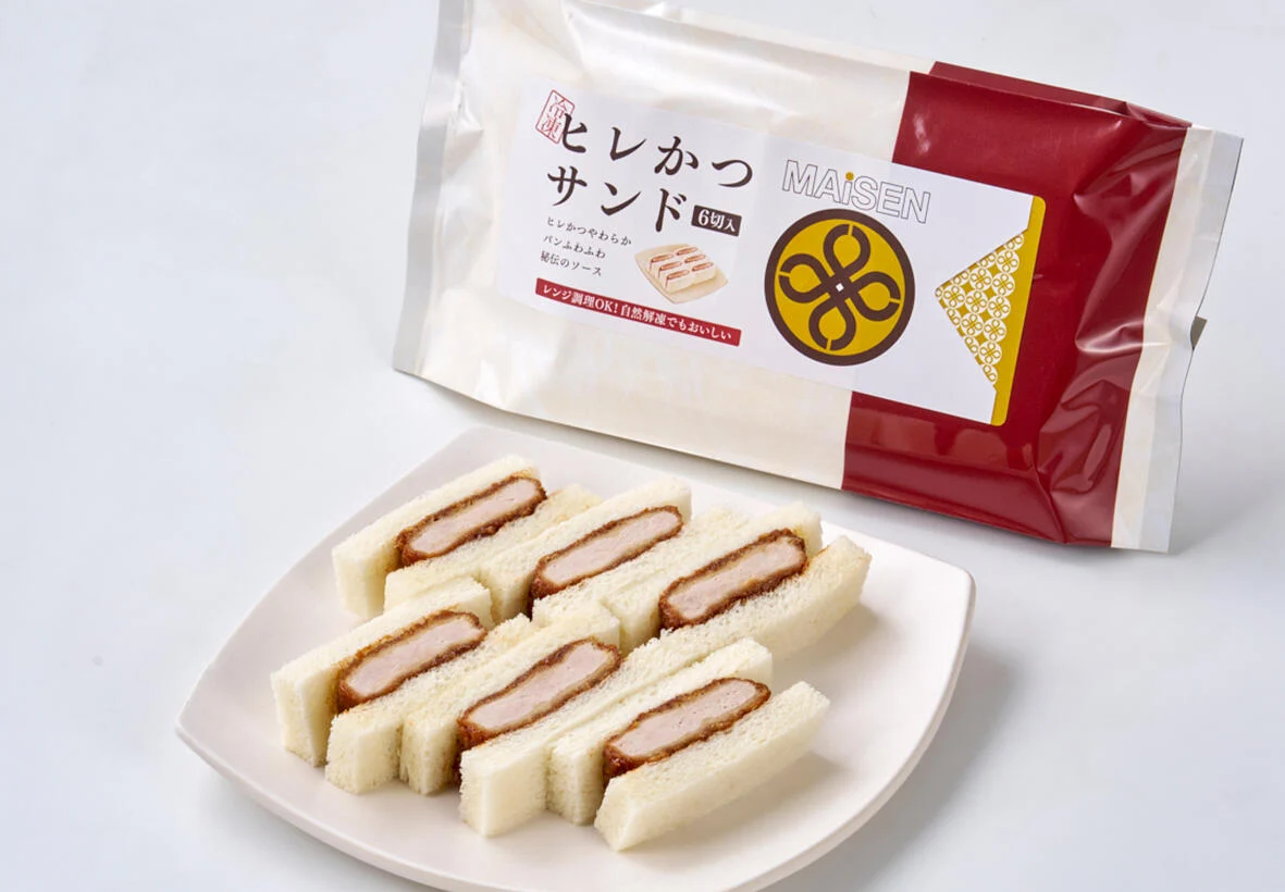 ご家庭でいつでもまい泉の味を！まい泉の”冷凍”ヒレかつサンド新発売！