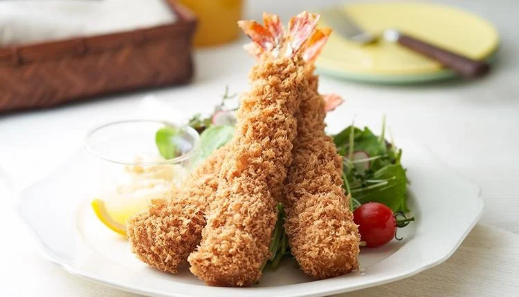 大きいエビフライ