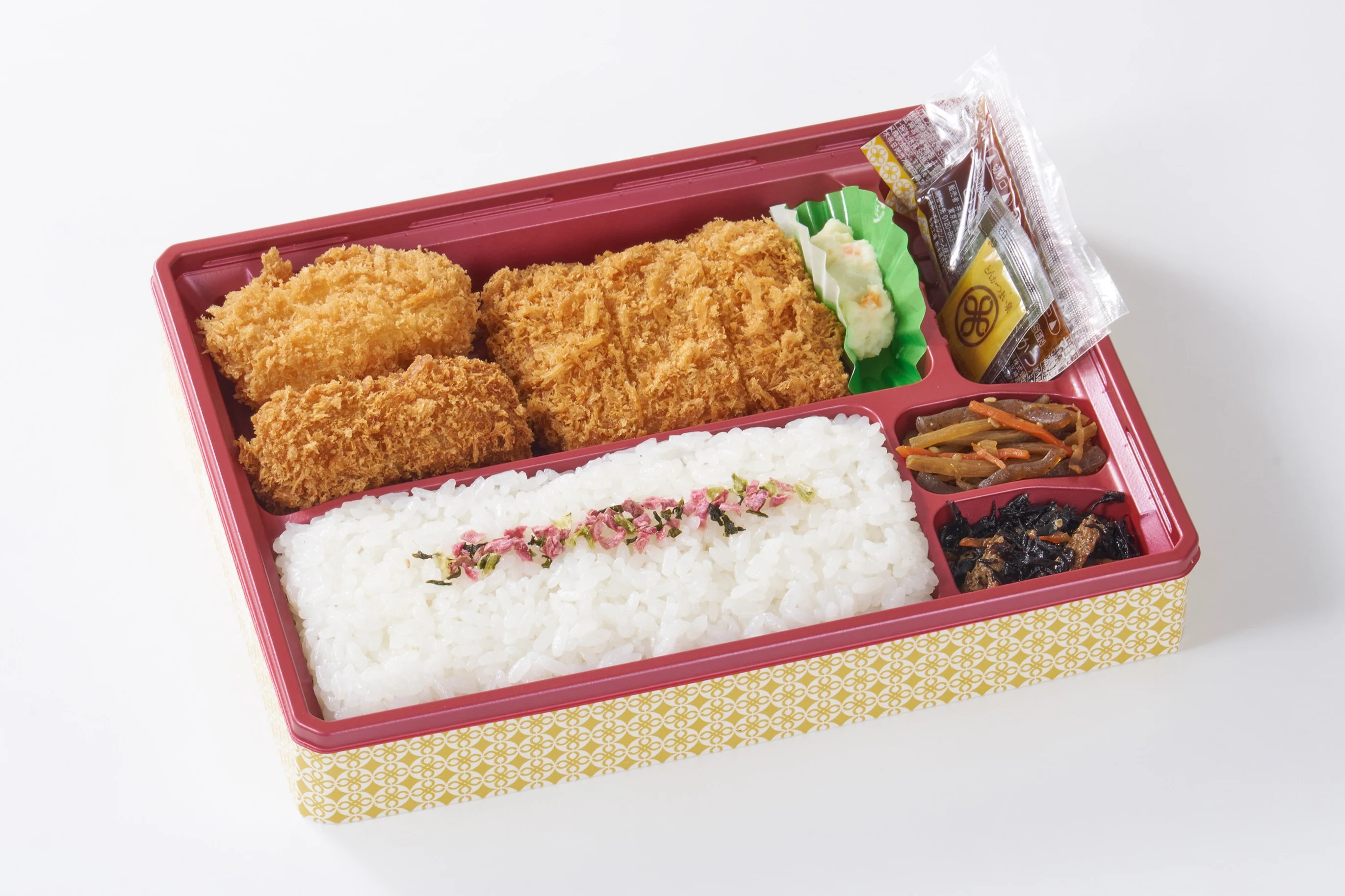 ヒレかつとコロッケ弁当