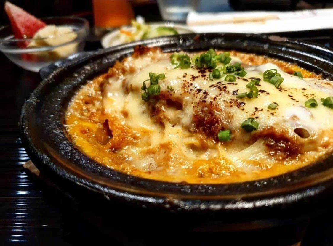 ヒレかつあぶりチーズかつ煮セット　Tenderloin　Aburi Cheese Katsuni　set
