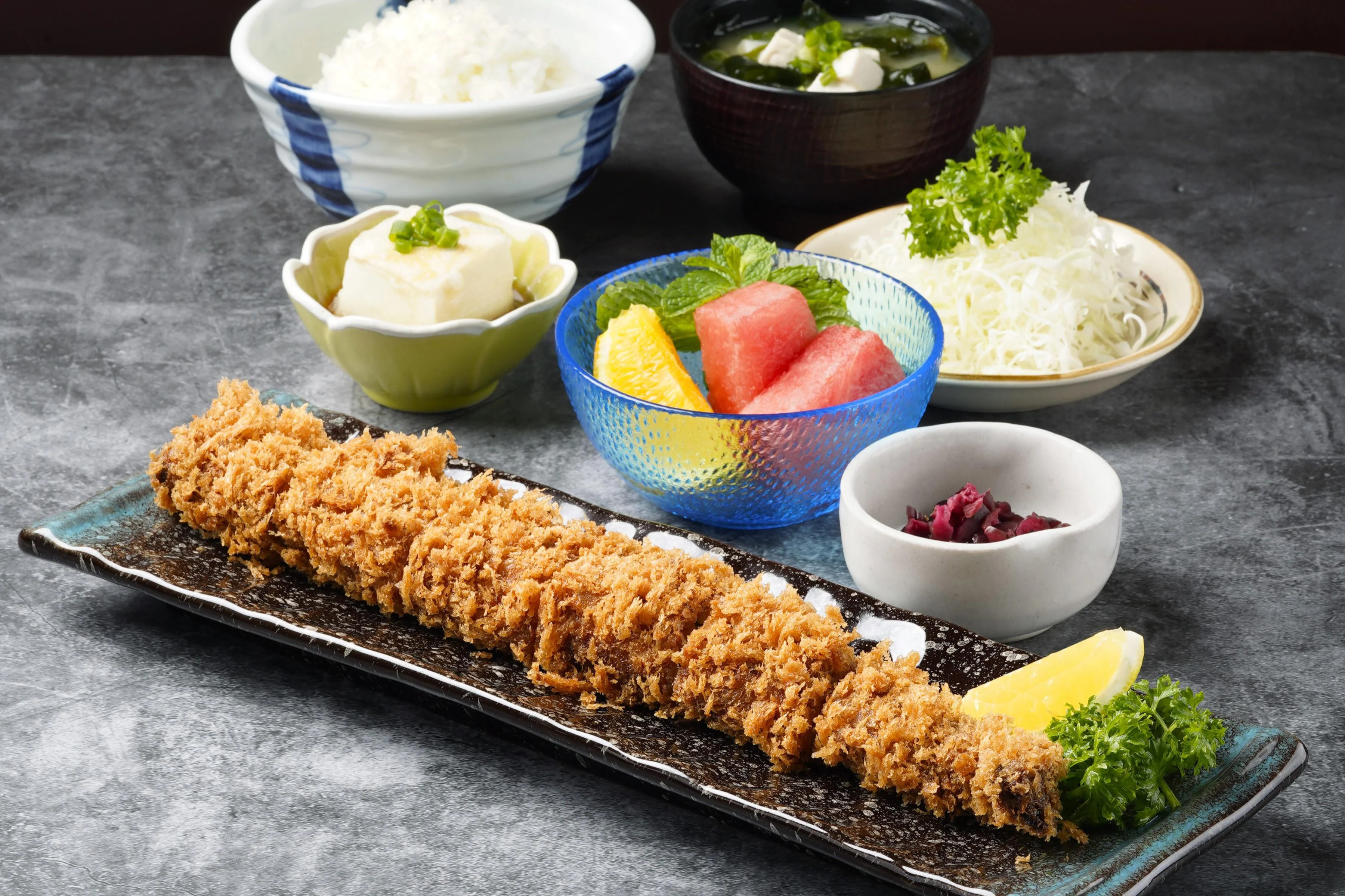 鰻かつセット　Unagi Katsu Set