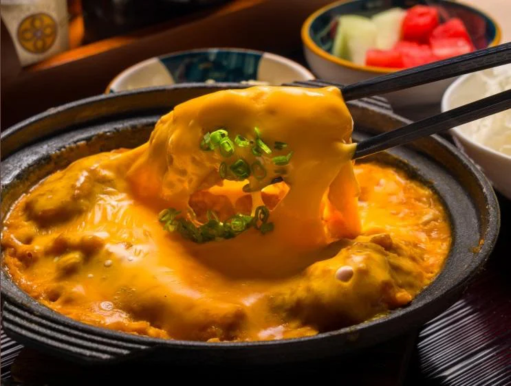 チーズかつ煮 Cheese Katsu-Ni Set
